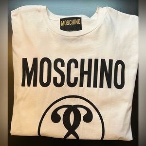 Moschino XL White & Black Shirt.